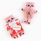 Резинка для волос новогодняя «Для самой милой», котик, 1 шт, d = 7,5 см - Фото 2