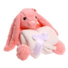 Мягкая игрушка с пледом «Зайка», цвет розовый - Фото 7