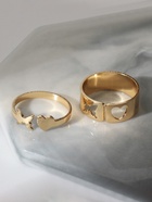 Кольца парные «Нежность», 2 шт. цвет золото, безразмерные 7789960