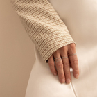 Набор колец «Линия тренда», 6 шт. цвет серебро, размер 17 - Фото 2