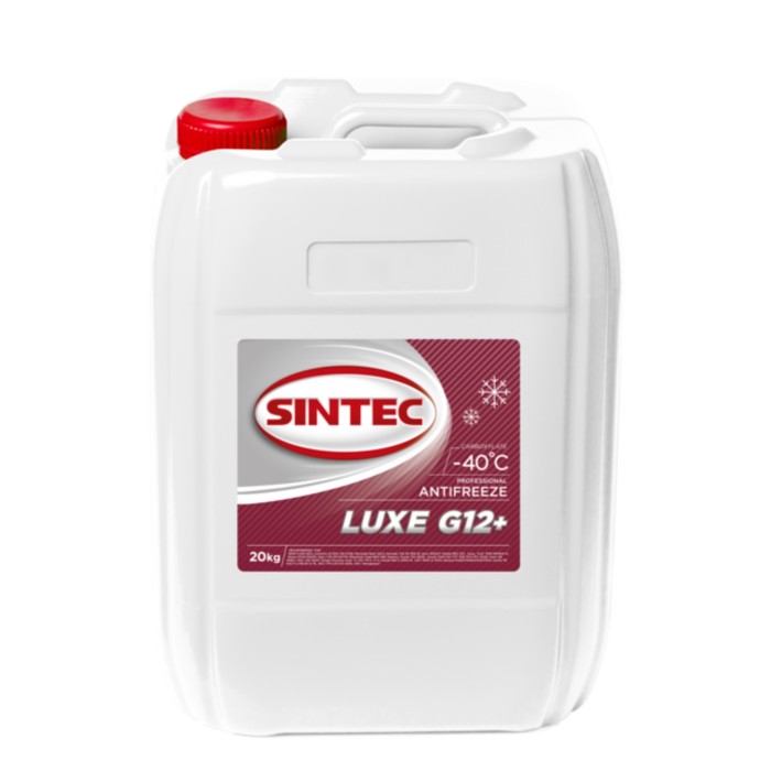 Антифриз Sintec Lux красный G12+, 20 кг - Фото 1