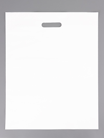 Пакет полиэтиленовый с вырубной ручкой, Белый 40×50 См, 90 мкм