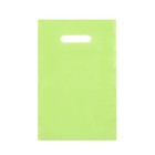 Пакет полиэтиленовый с вырубной ручкой, Салатовый 20-30 См, 30 мкм - Фото 1