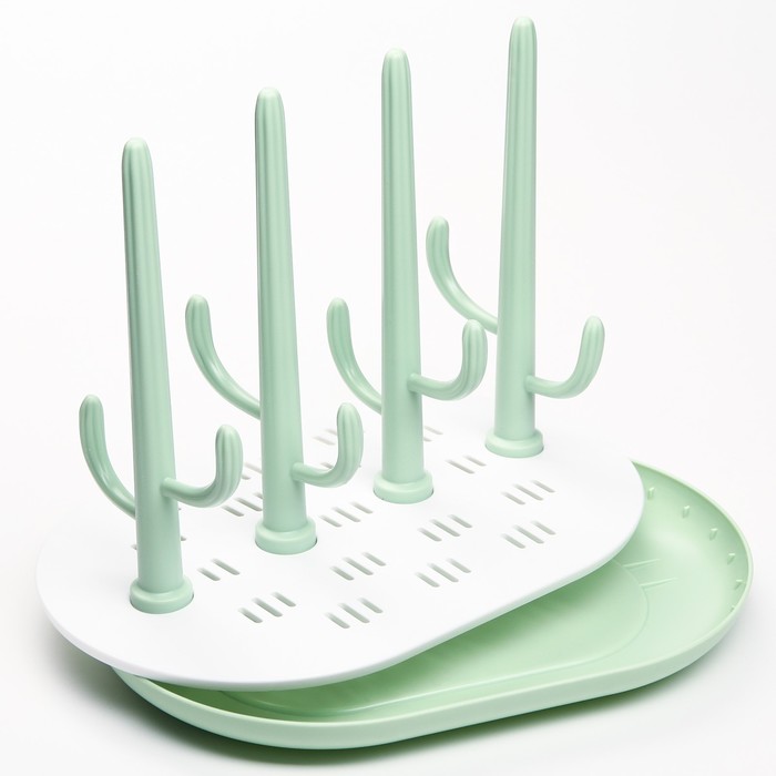 УЦЕНКА Сушилка для детских бутылочек Крошка Я, зеленый - Фото 1