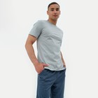 Футболка мужская MINAKU: Basic line MAN, размер 48, серая 9039336