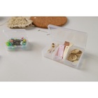 Органайзер для хранения мелочей, 3 ячейки, 11×7×2.5 см, прозрачный - Фото 5