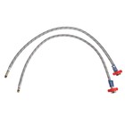 Подводка для смесителя ZEIN, гайка 1/2", штуцер М10, 80 см, ключ для монтажа, набор 2 шт. - Фото 2