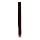 Локон накладной, прямой волос, на заколке, 50 см, 5 гр, цвет каштановый - Фото 8