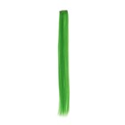 Локон накладной, прямой волос, на заколке, 50 см, 5 гр, цвет зелёный - фото 6630270
