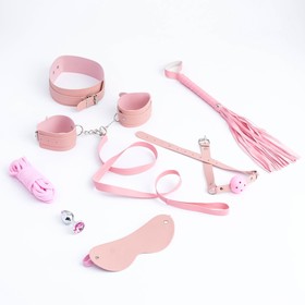 Эротический БДСМ набор Оки-Чпоки, розовый, 8 предметов