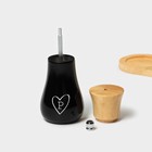 Набор мельниц для специй Magistro, 2 предмета, чёрный, белый - Фото 5