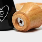 Набор мельниц для специй Magistro, 2 предмета, чёрный, белый - Фото 7