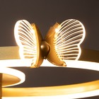 Люстра "Бабочки Трио" 54Вт LED 6000К золото 65х45х10см BayerLux - Фото 10