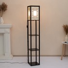 Торшер 19141/1 Е27 40 Вт черный 26×26×159 см - фото 47512100