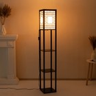 Торшер 19141/1 Е27 40 Вт черный 26×26×159 см - фото 47512101