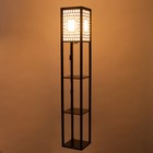 Торшер 19141/1 Е27 40 Вт черный 26×26×159 см - фото 47512092