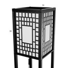 Торшер 19141/1 Е27 40 Вт черный 26×26×159 см - фото 47512093