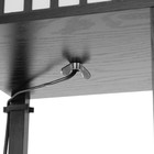 Торшер 19141/1 Е27 40 Вт черный 26×26×159 см - фото 47512094