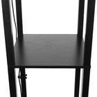 Торшер 19141/1 Е27 40 Вт черный 26×26×159 см - фото 47512095