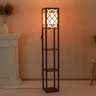 Торшер 19143/1 Е27 40Вт коричневый 26х26х159 см - фото 37919252