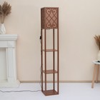 Торшер 19143/1 Е27 40Вт коричневый 26х26х159 см - фото 37919250