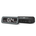 Часы электронные настольные, будильник, календарь, термометр, радио, колонка, от USB - Фото 5