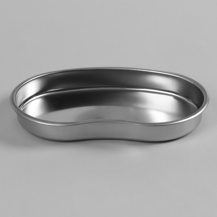 Лоток для маникюрных инструментов, нержавеющая сталь, 18,5 × 11 × 2 см, цвет серебристый 29348