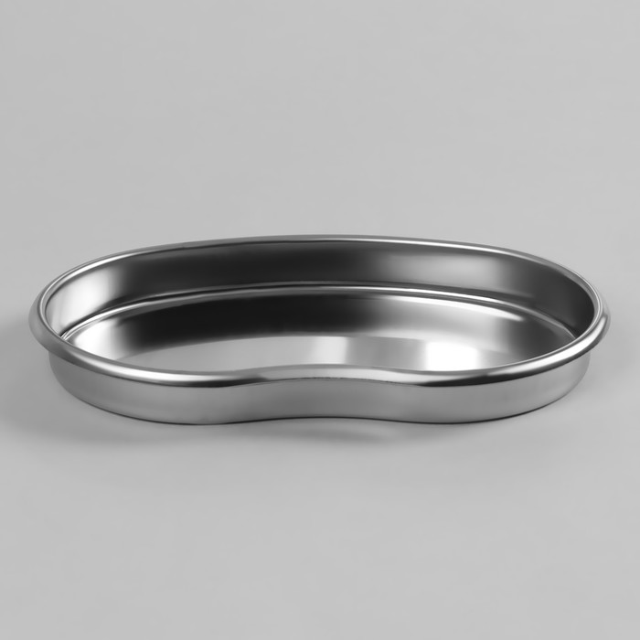 Лоток для маникюрных инструментов, нержавеющая сталь, 19,8 × 12,8 × 2,5 см, цвет серебристый 29349