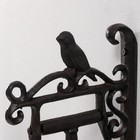 Колокол сувенирный чугун "Птица" 32х10,5х19,8 см - фото 6630435