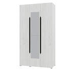 Шкаф прямой трёхстворчатый для одежды «Вега», с зеркалом, 1200×520×2200 мм, цвет крафт белый/венге - Фото 1