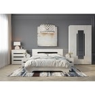 Шкаф прямой трёхстворчатый для одежды «Вега», с зеркалом, 1200×520×2200 мм, цвет крафт белый/венге - Фото 3