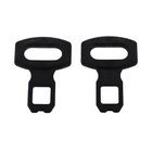 Заглушка ремня безопасности LION, пластик, черный, набор 2 шт. - Фото 2
