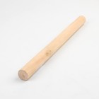 Палка-основа для макраме деревянная, без покрытия, d = 2,2 × 30 см - Фото 2