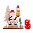 Вечный календарь «Дед Мороз с подарками» 14 × 5,5 × 15,5 см - фото 8768314