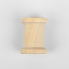 Набор деревянных катушек без покрытия, 15 шт, d = 2 × 2,5 см - Фото 3