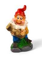 Садовая фигура из гипса «Гном с бревном», 37×19×23 см - фото 35306162