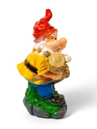 Садовая фигура из гипса «Гном с бревном», 37×19×23 см - фото 42378360