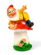 Садовая фигура из гипса «Гном на мухоморе», 36×22×23 см - фото 35306164