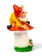 Садовая фигура из гипса «Гном на мухоморе», 36×22×23 см - фото 42378364