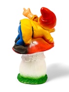 Садовая фигура из гипса «Гном на мухоморе», 36×22×23 см - фото 42378365