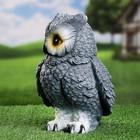 Садовая фигура "Сова" серая, 18х20х27см - фото 22724693