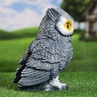 Садовая фигура "Сова" серая, 18х20х27см - фото 22724695