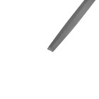 Напильник ТУНДРА, трехгранный, сталь У10, без рукоятки, №2, 150 мм - фото 7786621