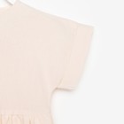 Платье для девочки MINAKU: Cotton Collection цвет бежевый, рост 98 - Фото 9