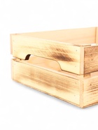 Подарочный ящик, 25×22×9 см, деревянный, цвет обожжённое дерево - фото 57960975