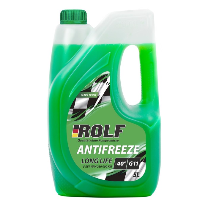 Антифриз Rolf G11 (-40), цвет зелёный, 5 кг 171649h - Фото 1
