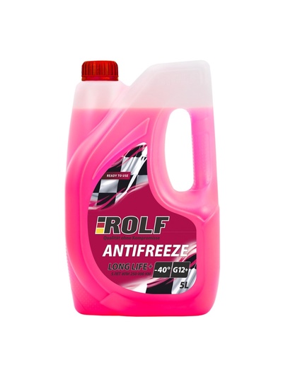 Антифриз rolf G12+ красный, -40, 5 кг