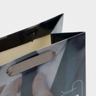 Пакет подарочный ламинированный, упаковка, «Джентельмен», радужная голография, MS 18 х 23 х 10 см - фото 24579126