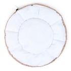 Лежанка для кошек и собак двусторонняя бежевая, 50-26х10 см - Фото 5