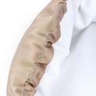 Лежанка для кошек и собак двусторонняя бежевая, 50-26х10 см - Фото 6